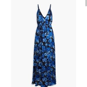 Alice and Olivia Floor Length Silk Dress
